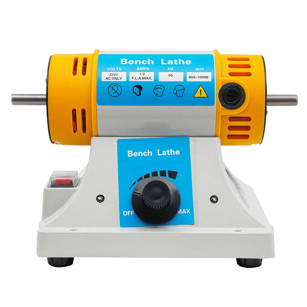 320W Polisher Grinder Machine 10000R/min Anti-rust Benchtop Polisher Grinder for Cutting and Carving for Jewelry/Wood/Dental