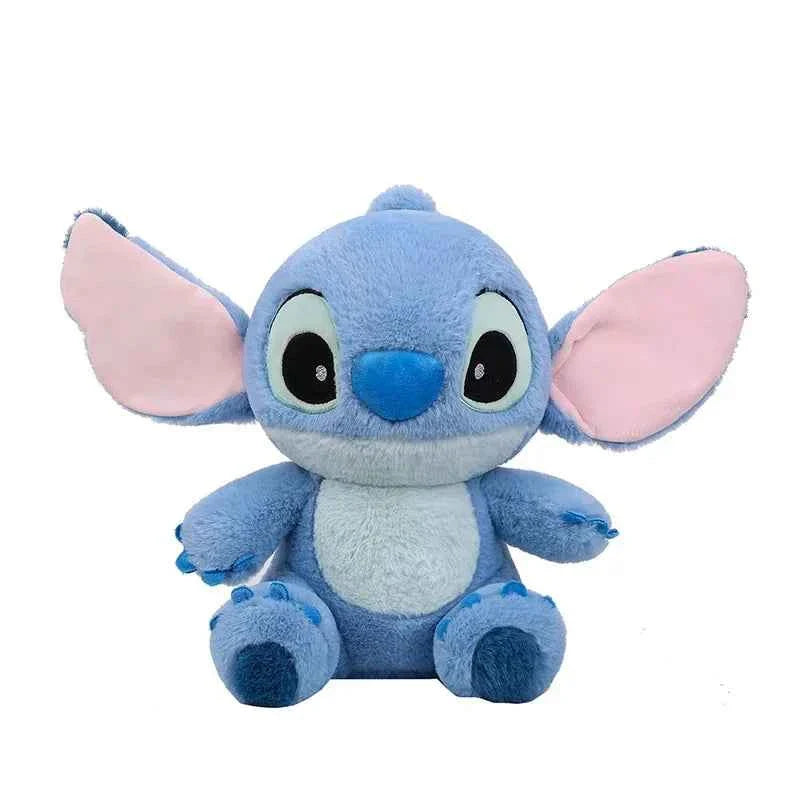 Disney Cute Blue Stitch Stuffed Plush Toy Cartoon Anime Stitch Kawaii Sleeping Pillow Plush Doll Giving Girls Birthday Gifts