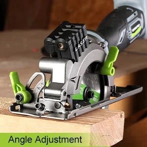 WORKPRO 20V Cordless Electric Circular Saw With Laser For Wood Ceramic Tile 115 mm Saw Blade 710W Electric Circular Saw No Laser