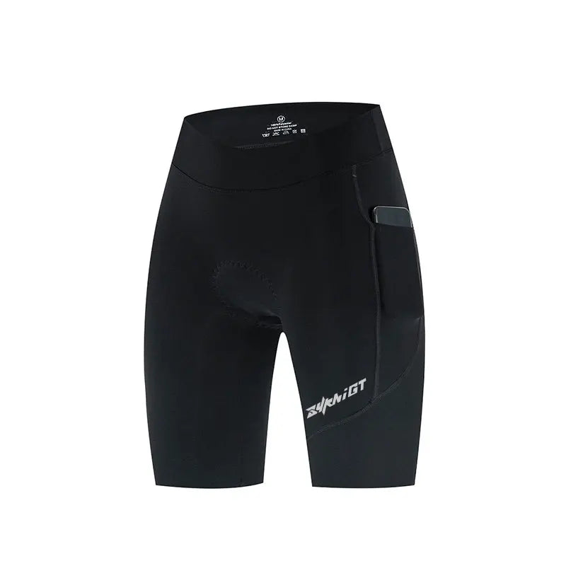 ZYKNIGT Women's Pro Summer Cycling Bib Shorts - High-Performance Free-Cut Hems & Breathable Quick-Dry Compression
