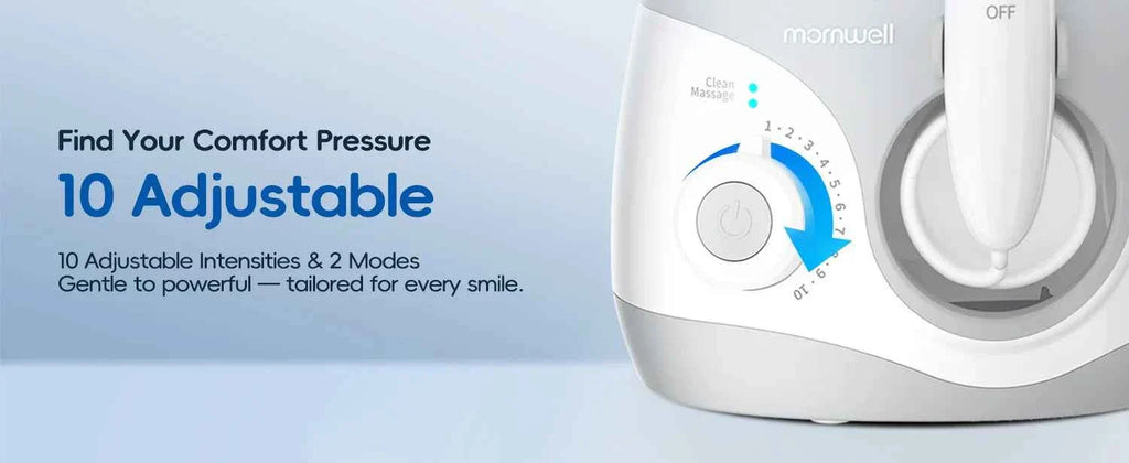 Home Water Flosser, 10 Adjustable Pressures,600 ml Large Capacity,6 Home Nozzles Professional Oral Irrigator for Teeth Clean