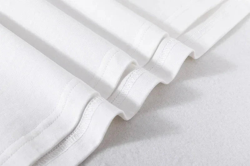 Customized 100% Cotton Printed T-shirts Men Fashion Short Sleeve O-neck Tshirt Women Personality Streetwear Tee Tops Camiseta