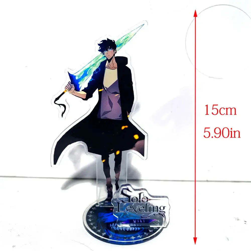 Solo Leveling Acrylic Stand: Sung Jin Woo 15cm Desk Figure
