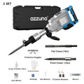 3600W Demolition Jack Hammer Electric Concrete Breaker Heavy Duty 2100 BPM Corded Power Rotary Hammer Drill with 2pcs Chisel Bit