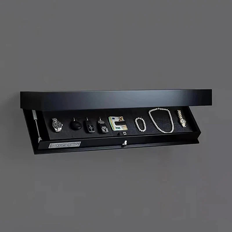 Solid Color Designer Shelf With Secret Compartment Concealed Floating Shelf Wall-Mounted Storage Solution Hidden Furniture