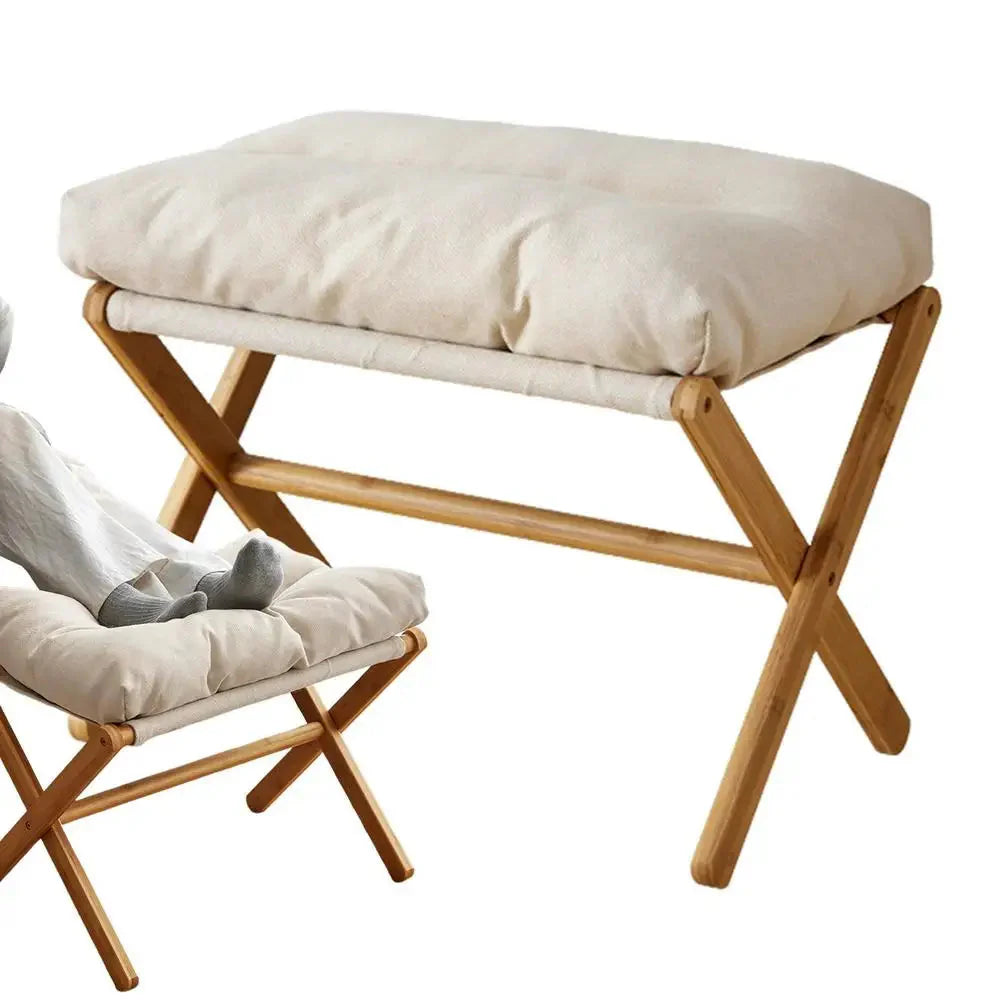 Velvet Footstool Velvet Footstool Ottoman Small Footrests Foot Stool Leg Rest High Padded Stool Seat For Bedroom Living Room