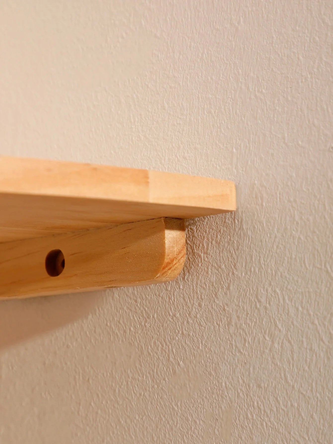 Scalloped Corner Shelves Floating Wall Shelf Storage Rack Wooden Wall Decor Bedroom Living Room Kitchen  Home Decorations Ledge
