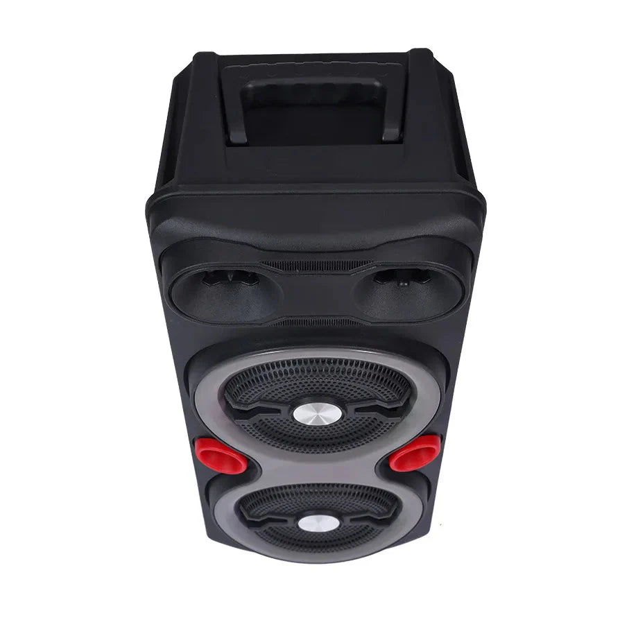 High Power Portable Karaoke Partybox Wireless Bluetooth Dual Speakers Outdooor Heavy Bass Subwoofer 6.5-inch Soundbar