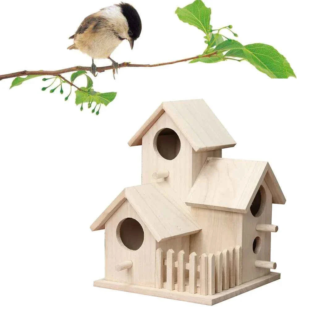 Wooden Bird Houses Bluebirds Home Small Bird House For Outside Garden Unfinished Bird Houses To Paint For Bird Watching