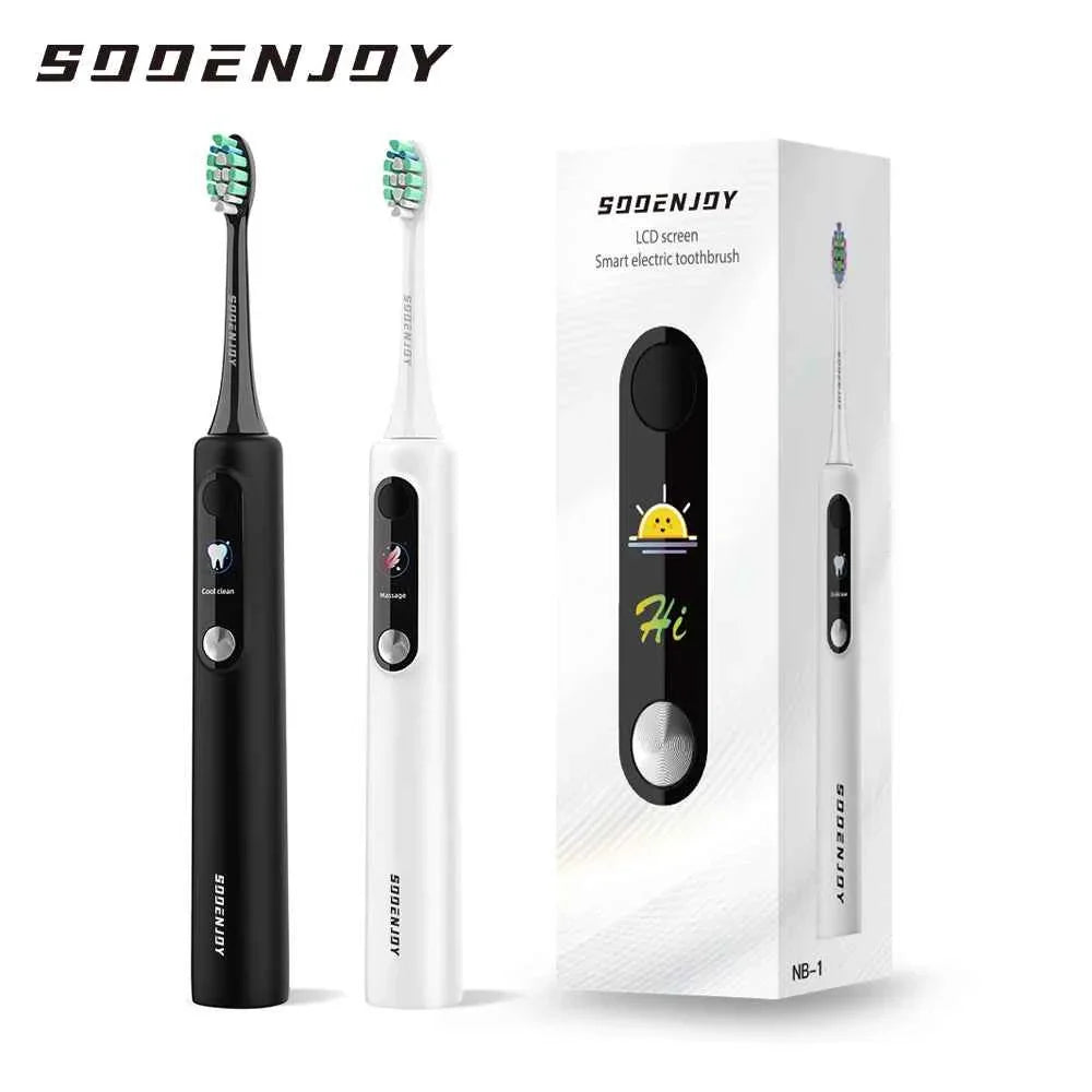 SOOENJOY Sonic Electric Toothbrush Smart LCD Screen Sonic Tooth Brush DIY Mode Automatic Cleaner Adult NB-1 Teethbursh