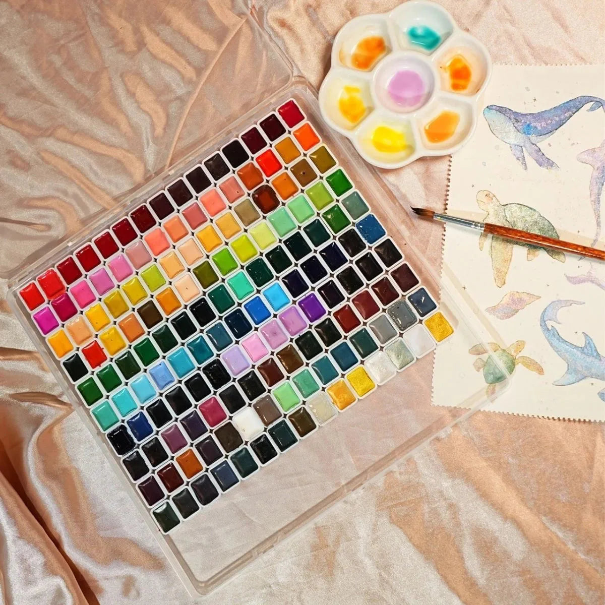 artist watercolor paint 24/36/48/60/98/130colors art set professional drawing pigment art supplies