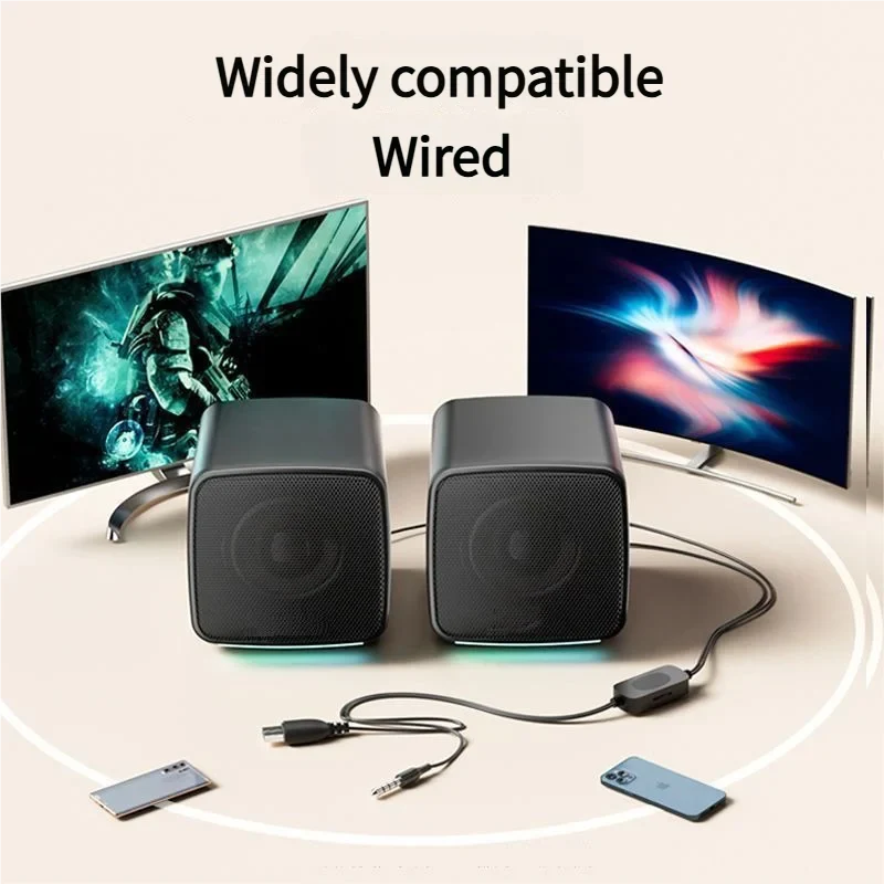 SOREX E-1078 Ultra-Portable USB Multimedia Speakers - 2.0 Channel 6W Stereo Sound for Laptop & PC