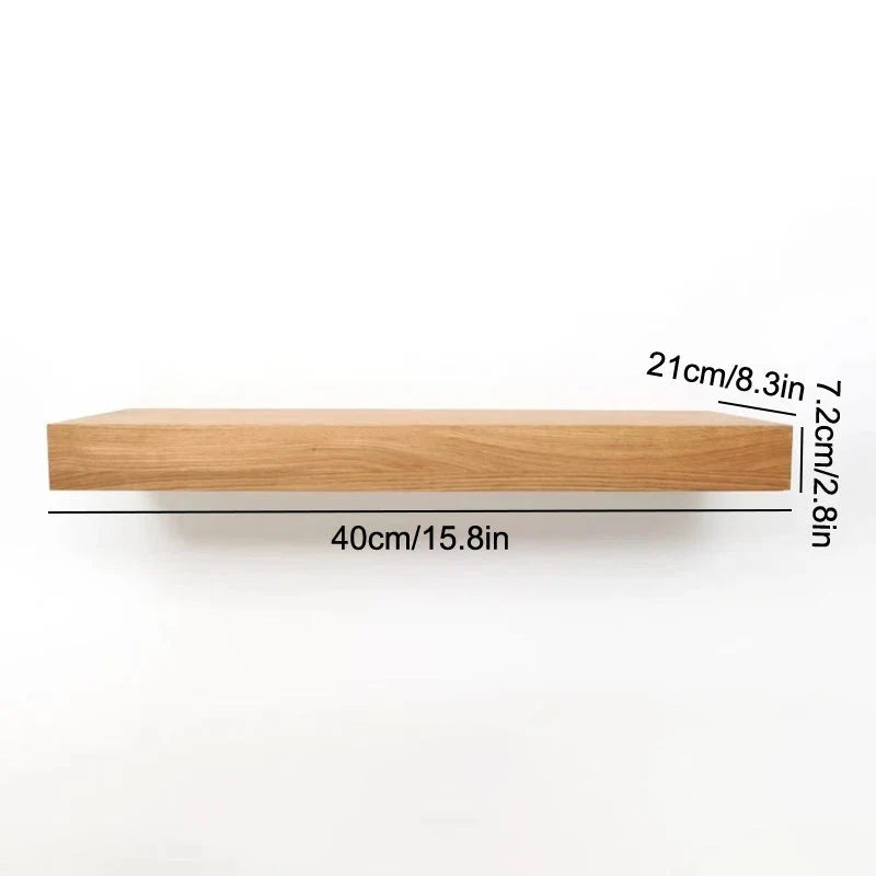 Solid Color Designer Shelf With Secret Compartment Concealed Floating Shelf Wall-Mounted Storage Solution Hidden Furniture