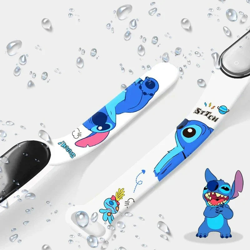 Disney Stitch Digital Kids' Watches Anime Figures LED Luminous Watch Touch Waterproof Electronic Sports Watch Kids Birthday Gift