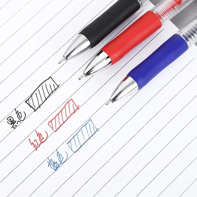 43 PCS Gel Pens & Refills Set Stationery Kawaii writing pen Black/red/blue ink 0.5 mm blue ballpoint pen Office school supplies