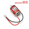 RC 540 Brushed Motor 12T-75T ESC 60A Speed Control Combination Set Climb Drift Racing Waterproof for 1/10 RC Cralwer Car/Boat