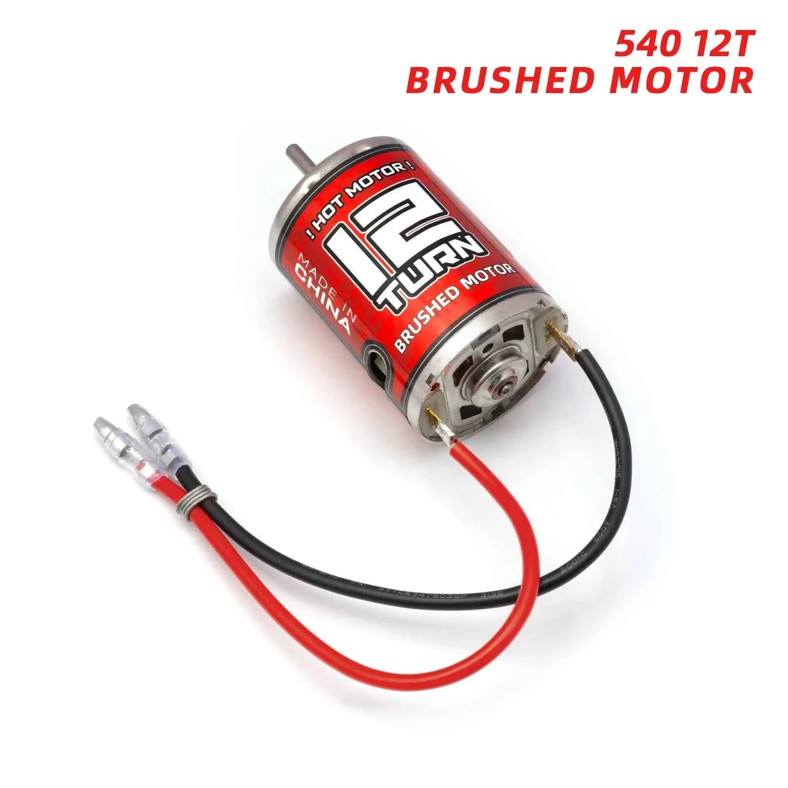 RC 540 Brushed Motor 12T-75T ESC 60A Speed Control Combination Set Climb Drift Racing Waterproof for 1/10 RC Cralwer Car/Boat