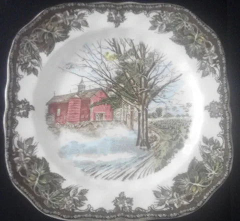 British Friendship Village series, decorative plates, Western food plates
