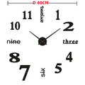 Modern Luxury Large Wall Clock With Pendulum Minimalist Decorative Art Silent Clock Nordic Living Room Bedroom Office Wall Clock