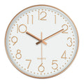 Minimalist Quartz Wall Clock Cubic Digital Clock Modern Style Silent Non Ticking Living Room Bedroom Office Clock 8/10/12 Inch