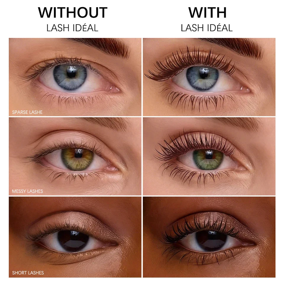 Black Waterproof Mascara Lengthening Eyelash Extension Eye Lashes Brush Beauty Curling Mascara Korean Cosmetics Long-wearing