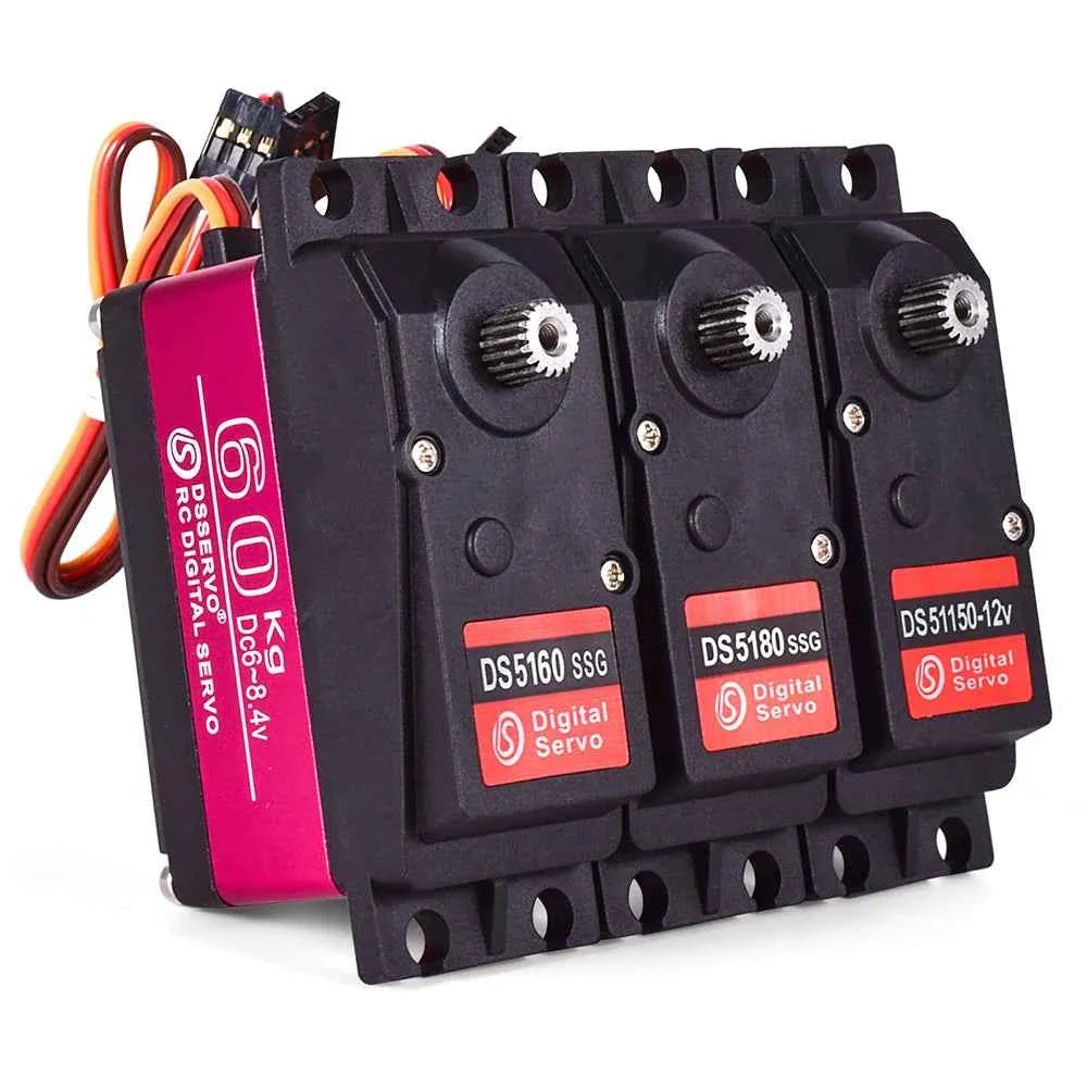 RC Steering Servo High Torque Servo Waterproof 60Kg 80Kg 150Kg 1/5 1/6 servo HV Metal Digital for  HPI Baja 5B SS RC Car