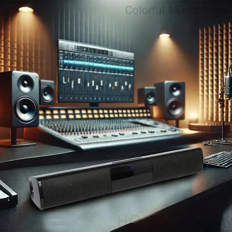 BS-28B High Quality Bluetooth Speaker High Power Wallmounted Wireless 40w Sound Bar Stereo Home Theater TV Strong Bass Sound Bar