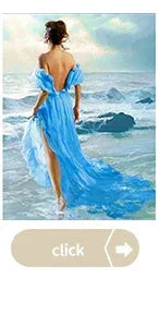 DIY Paint by Numbers Kit for Adults - Natural Scenery & Botanical Canvas Art