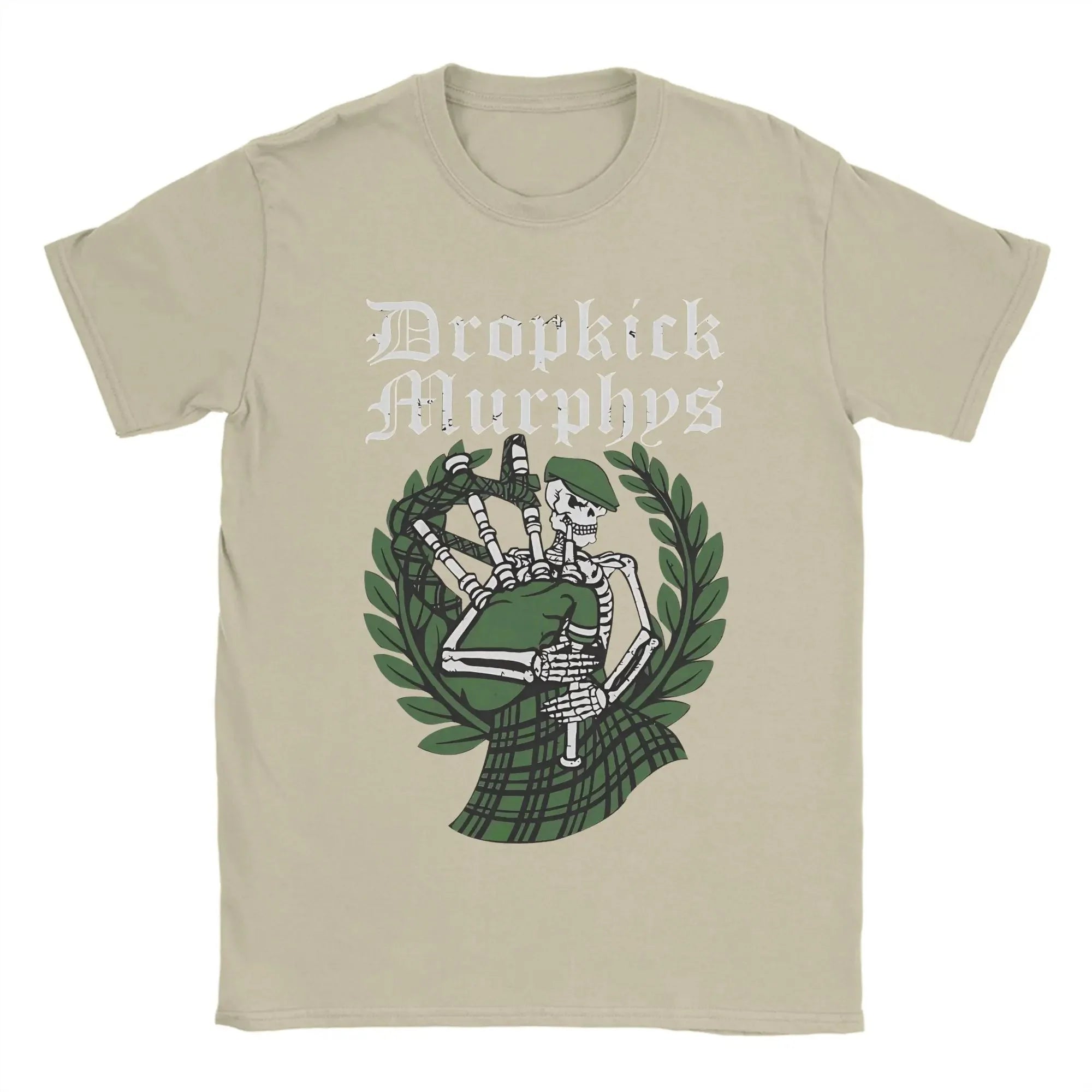 Men's T-Shirts Dropkicks Murphyss Band Novelty 100% Cotton Tee Shirt Short Sleeve  T Shirt Crewneck Clothing Gift Idea