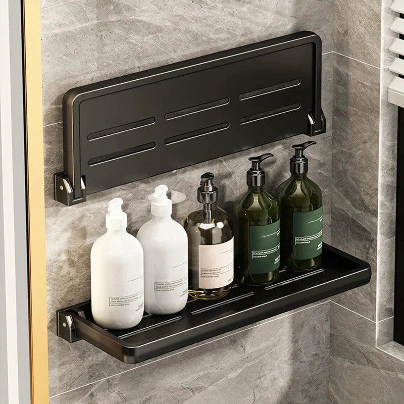 RV Foldable Shelf No Punch Drop-down Aluminum Foldable Shelves Are Used For Wall Storage In RVs And Campers Car Accessories