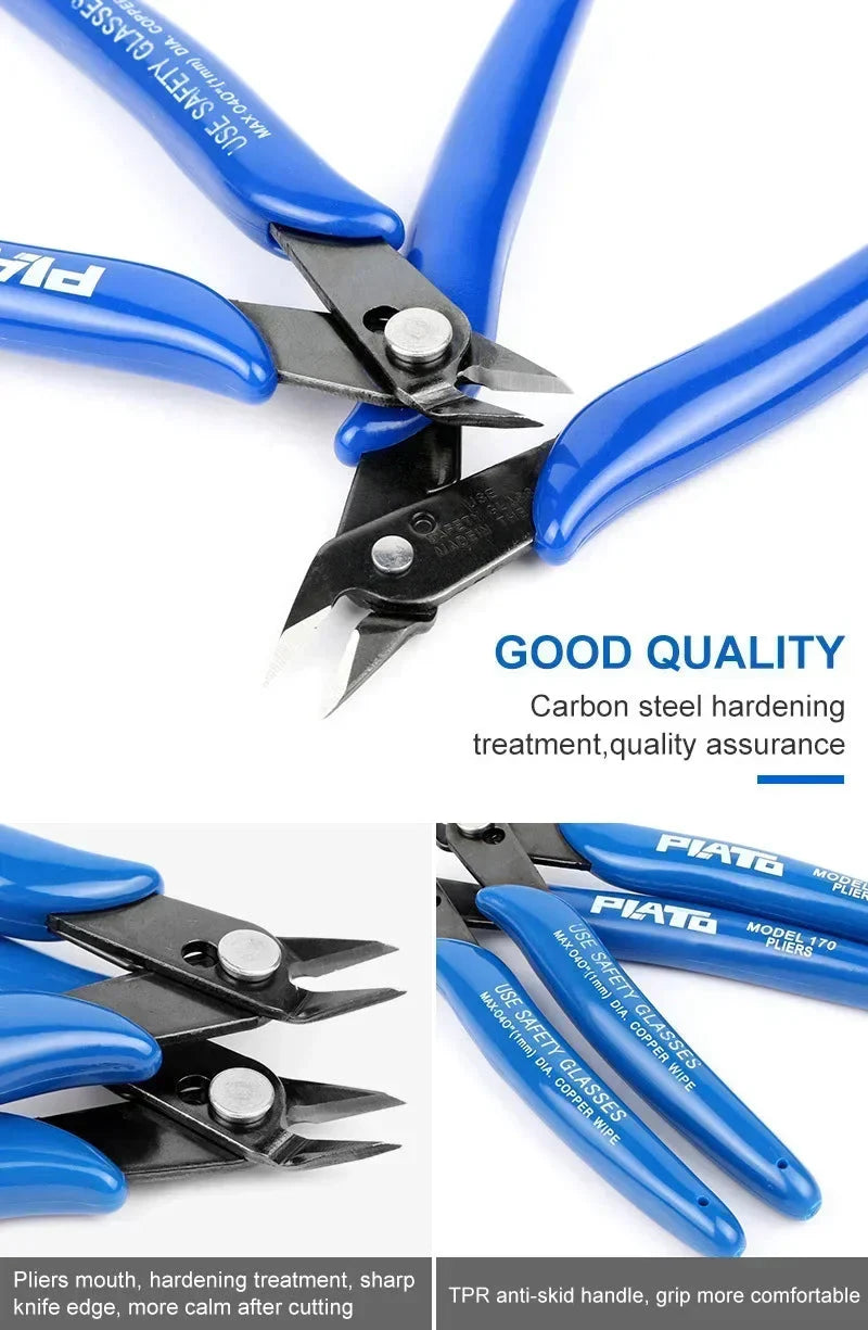 1/5/10/20pcs PLATO 170 Wishful Clamp DIY Electronic Diagonal Pliers Side Cutting Nippers Wire Cutter 3D Printer Parts