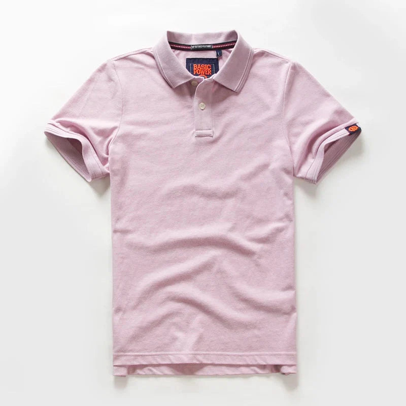 Shirts for Men 2023 autumn Men's clothing Short Sleeve tee Cotton Golf Shirts Mens Shirts and Blouses Simple polo-tshirt for men