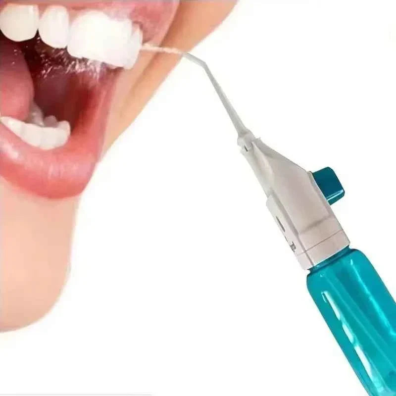 2025 Household High Pressure Oral Irrigator Portable Teeth Clean Water Dental Floss Manual High Pressure Water Toothpick 2024
