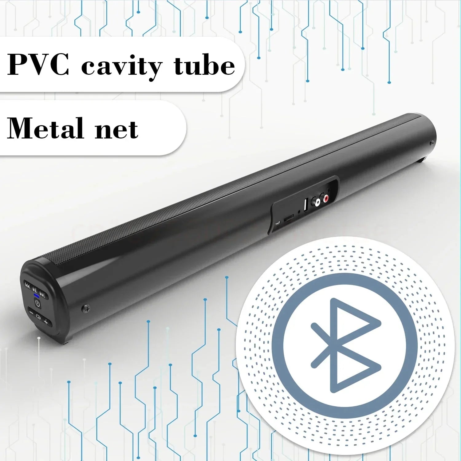 Super Powerful Sound Bar Portable Wireless Bluetooth Speaker Surround Stereo Home TV Sound Box Subwoofer FM Radio Home Theater