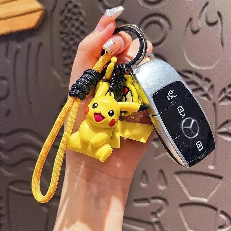 Genuine Pokemon Keychain: Scented Anime Figure Pendant
