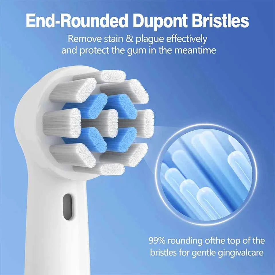 4-16Pack Toothbrush Replacement Heads Compatible with Oral B iO 10 9 8 7 6 5 4 3 Series Electric Toothbrush, 4 Pack Brush Heads