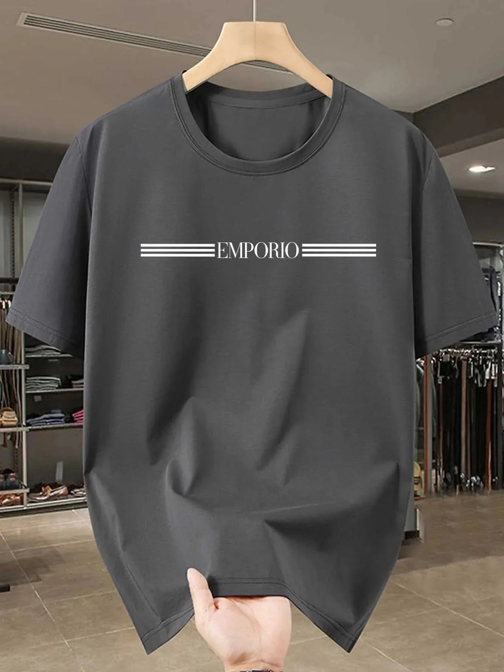 Men's T-Shirts - Breathable Moisture-Wicking Short Sleeve Round Neck Casual & Athletic Tees, All-Season Comfort Fit for Gym