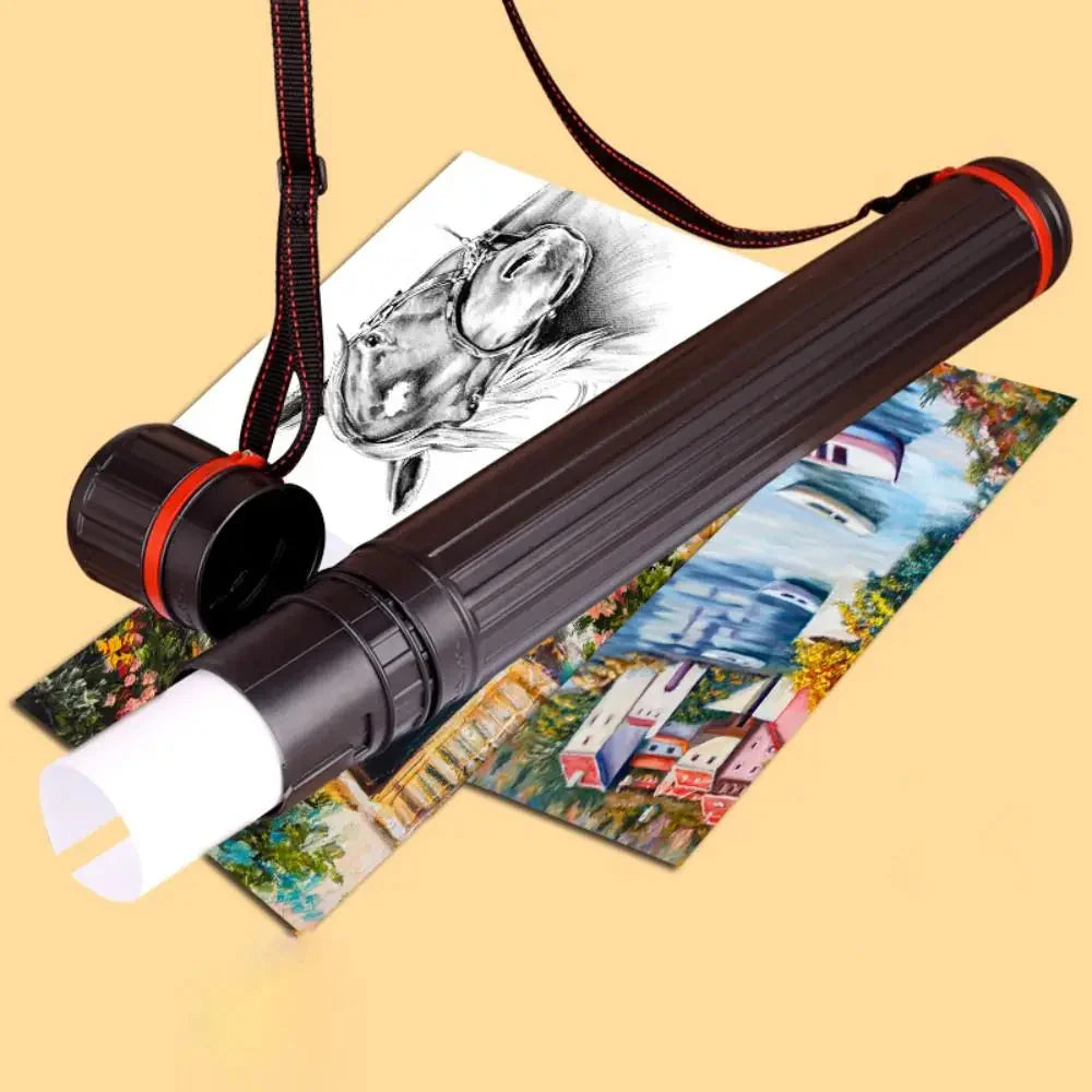 Scrolls Documents Artworks Posters Bluprints Art Supplies Telescopic Storage Tube Paintings Paper Tube Collection Tube