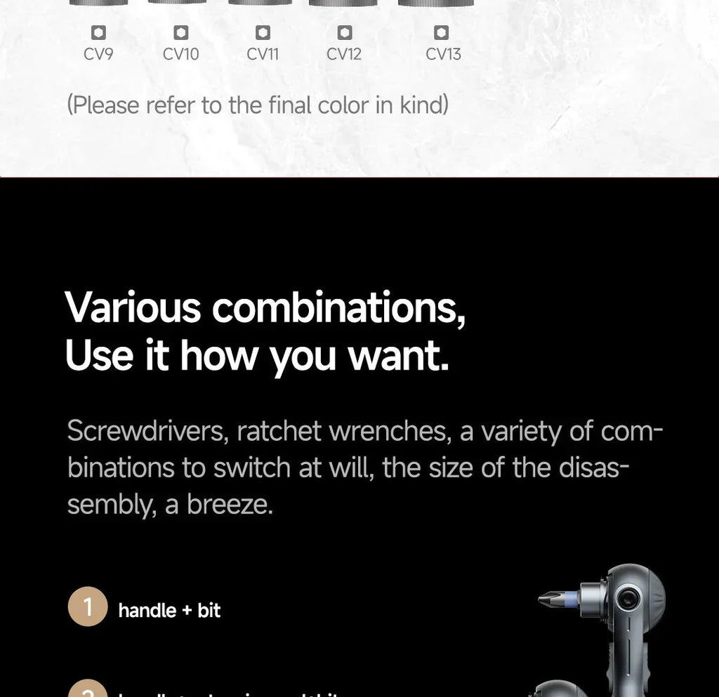 VMAN 40-in-1 Multi-Function Ratchet Screwdriver Kit with Magnetic Bits – Mini Repair Tool Set for PC, iPhone & Home Use