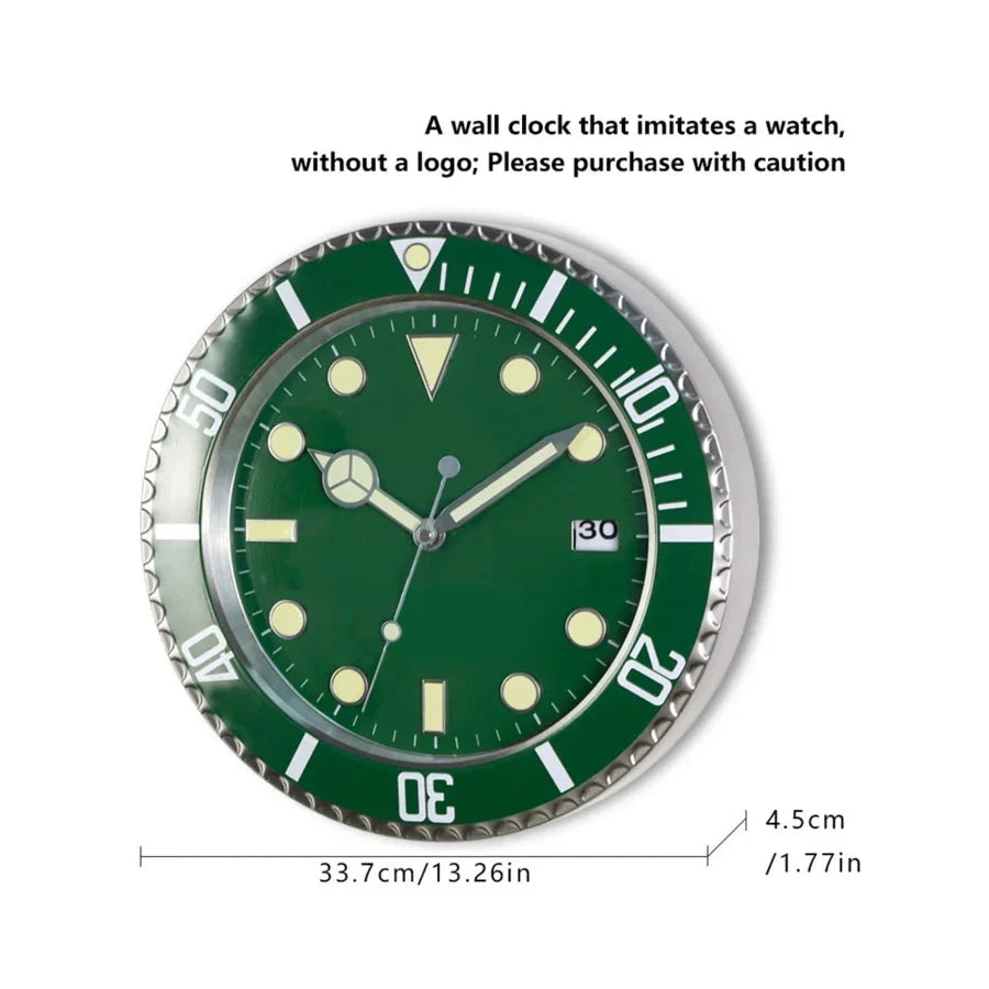 Europäischer Stil Minimalist Design Creative Wall Clock 12"