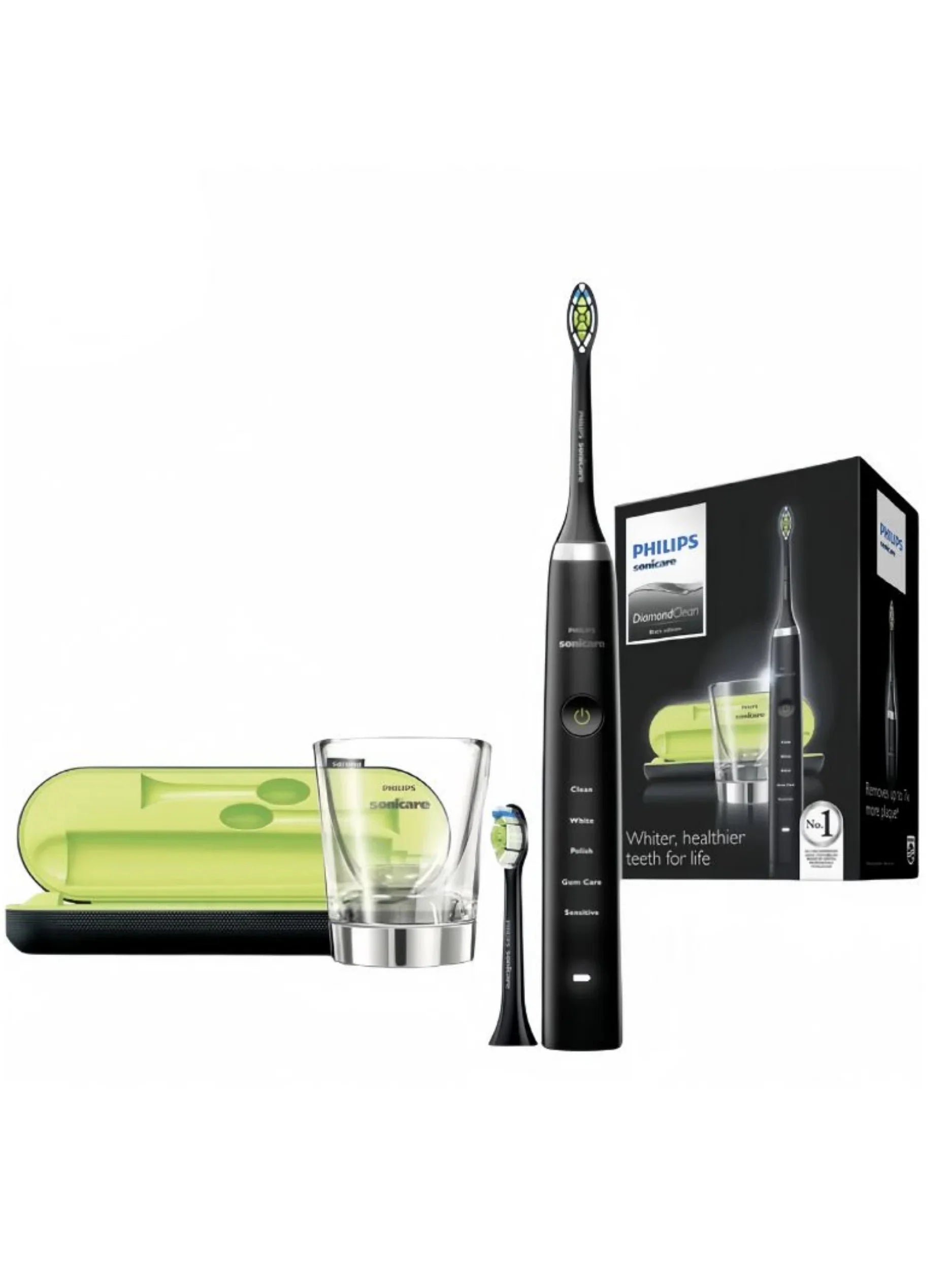Philips Sonicare Diamond Clean HX9362 Electric Toothbrush Handle,Equipped with a travel charging case and two brush heads