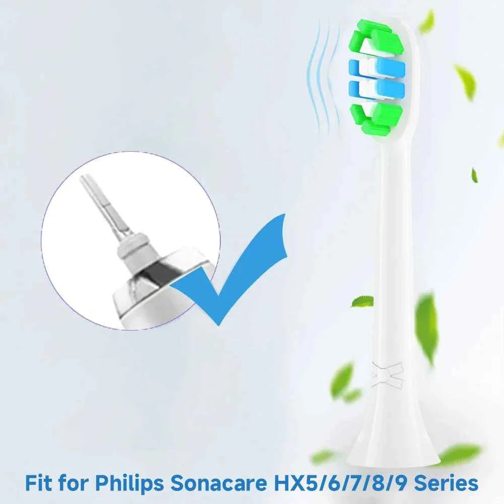 4/8pcs Replacement Toothbrush Heads Compatible with Philips Sonicare Soft Replacement Electric Brush Head 4100 6500 6100 7500 5