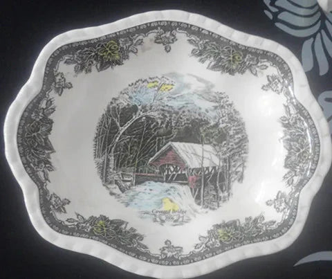 British Friendship Village series, decorative plates, Western food plates