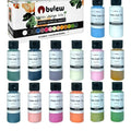 Bview Art 14-Color 2oz (60ml) Professional Acrylic Paint Set - Artist Grade Supplies for Canvas, Fabric, Wood Art Projects