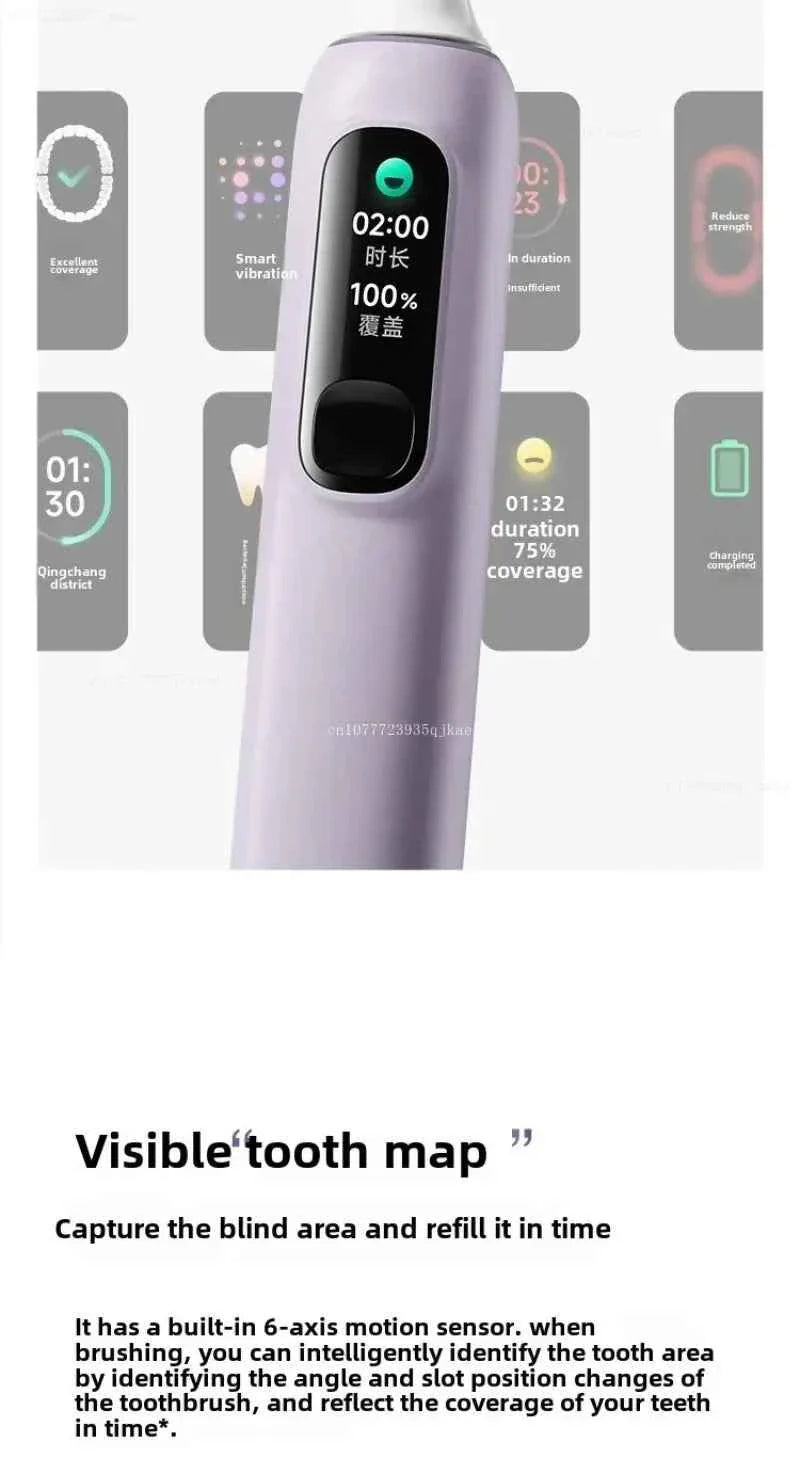 Mijia Sonic Sweep Vibration Electric Toothbrush Pro Intelligent Tooth Surface Recognition Digital Display Reminder