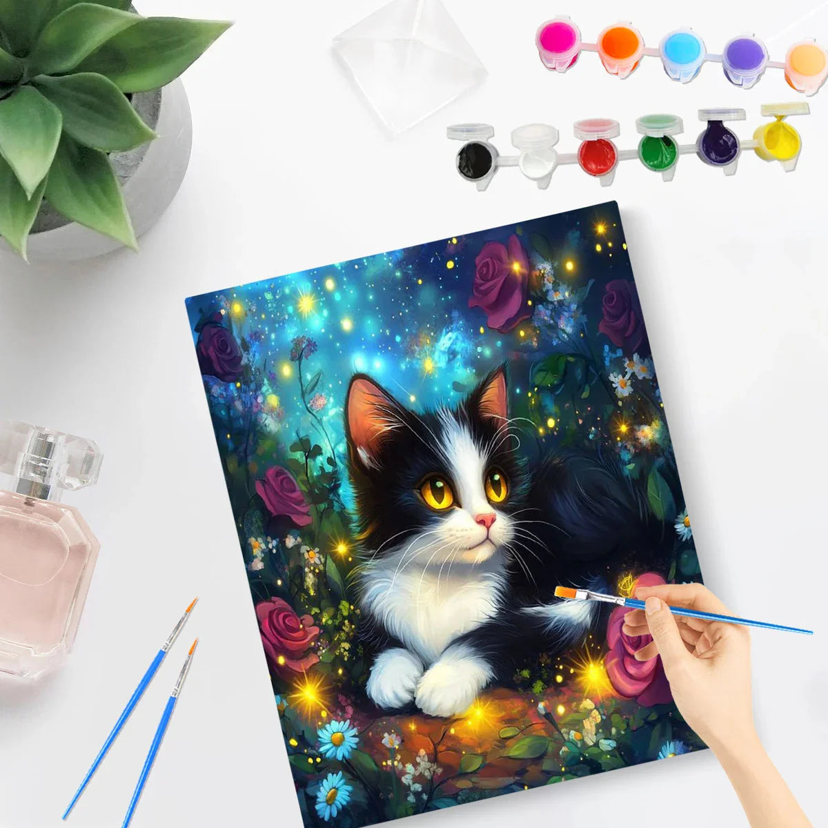 PhotoCustom Paint By Number Outdoor Scenery Kit Drawing On Canvas Diy Christmas Gift For Living Room Decora