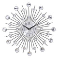 DIY Modern Design Large Wall Clock Quartz Movement Hanging Circle Decor Battery Powered Jeweled Artistic Clock for Living Room