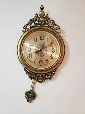 Large Luxury Gold Wall Clock Living Room Silent Creative Swing Wall watches Bedroom Quartz Clocks Wall Home Decor