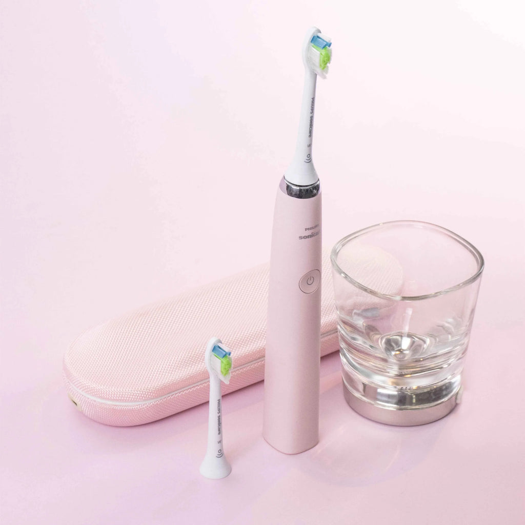 Philips Sonicare Diamond Clean HX9362 Electric Toothbrush Handle,Equipped with a travel charging case and two brush heads
