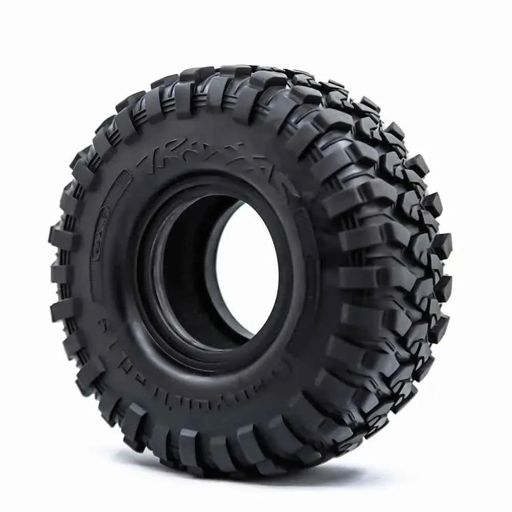 RC 120MM 1.9" Rubber Rocks Tires for 1:10 RC Rock Crawler Axial SCX10 Canyon Trail Trax TRX-4 TRX6 #8174
